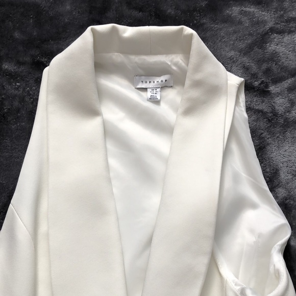 Topshop White Sleeveless Dress - Picture 2 of 4